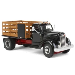 1/50 Black International KB-8 Truck with Stake Bed