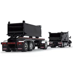 1/64 Black Kenworth T880 Rogue Dump w/ Rogue Transfer Dump Trailer, DCP by First Gear