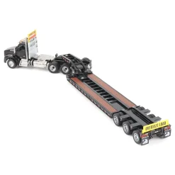 1/50 Black Kenworth T880 SBFA with Black Trail King TK120 HDG Lowboy Trailer