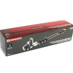 1/50 Black Kenworth T880 SBFA with Black Trail King TK120 HDG Lowboy Trailer