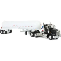 1/64 Black Kenworth T800 w/ Mississippi LP Anhydrous Tanker, DCP by First Gear