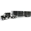 1/64 Black Kenworth W990 with Wilson Silverstar Livestock Trailer, DCP by First Gear