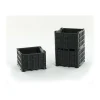 1/64 Black Plastic Bin Pallet (3), 3D Printed