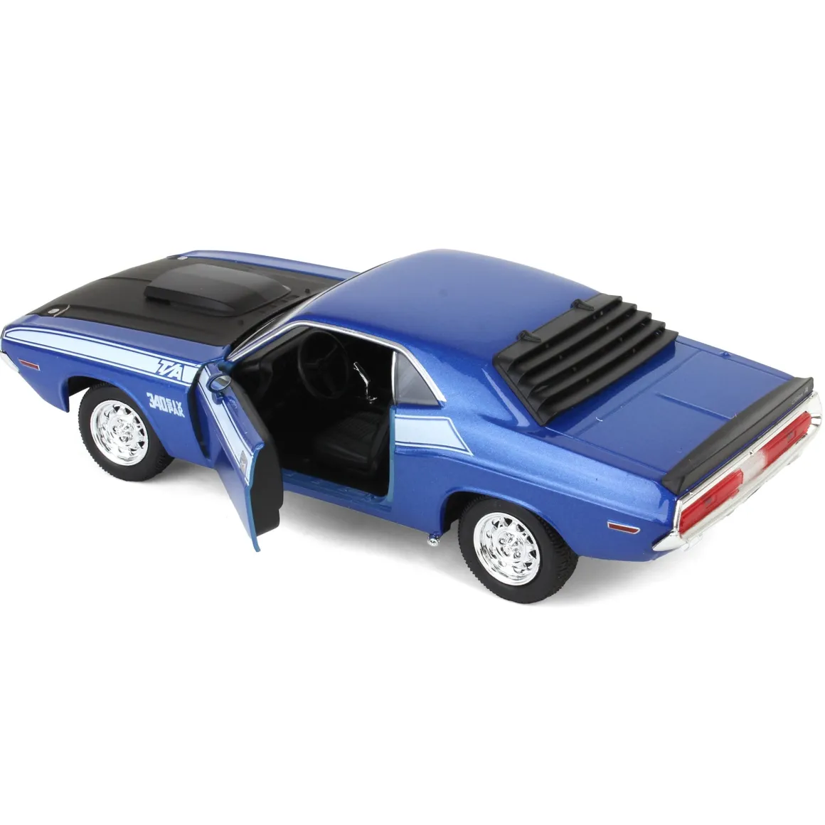 1/24 Blue 1970 Dodge Challenger T/A 340 Six Pak Car by First Gear