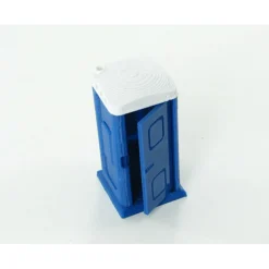 1/50 Blue and White Porta-Potty with Opening Door 3D Print plastic