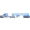 1/64 Blue/White Peterbilt 389 with Triple Axle Anhydrous Tank Trailer, DCP by First Gear