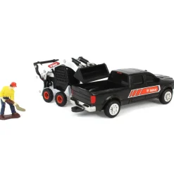 1/64 Bobcat 5 Piece Construction Set with Dump Truck, Gooseneck Trailer, Man & More!