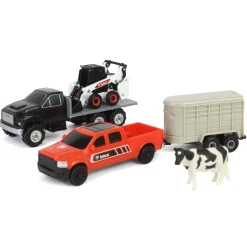 1/64 Bobcat 5 Piece Construction & Farming Sets