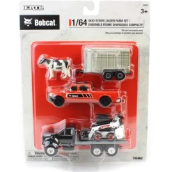 1/64 Bobcat 5 Piece Construction & Farming Sets