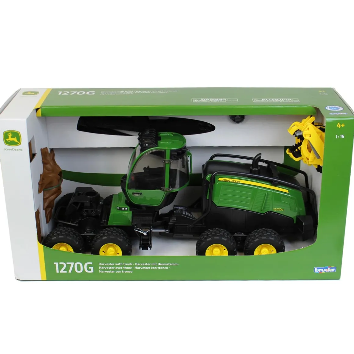 1/16 Bruder John Deere 1270G Tree Harvester with Trunk