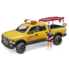 1/16 Bruder RAM 2500 Power Wagon Life Guard Truck with Figure, Paddle Board and Light & Sound Module