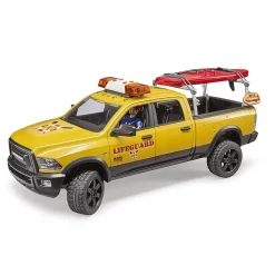 1/16 Bruder RAM 2500 Power Wagon Life Guard Truck with Figure, Paddle Board and Light & Sound Module