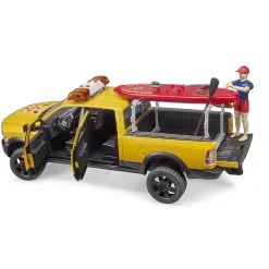 1/16 Bruder RAM 2500 Power Wagon Life Guard Truck with Figure, Paddle Board and Light & Sound Module
