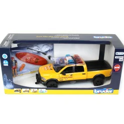 1/16 Bruder RAM 2500 Power Wagon Life Guard Truck with Figure, Paddle Board and Light & Sound Module
