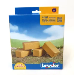 1/16 Bruder Rectangular Hay Bales Rectangular 4 Pack