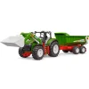1/16 Bruder Roadmax Tractor with Front Loader and Tipping Trailer