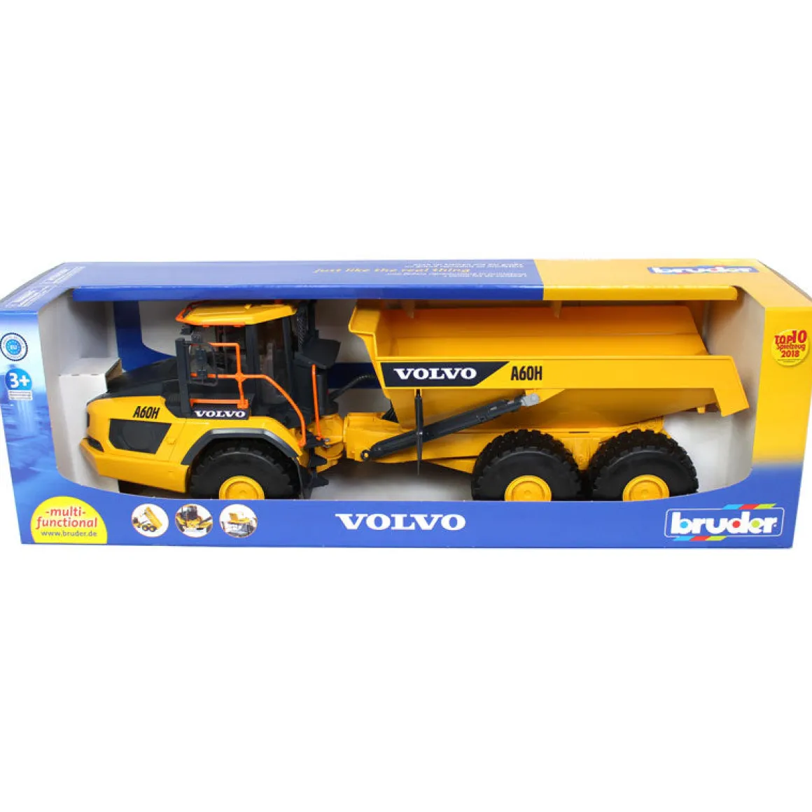 1/16 Bruder Volvo A60H Haul Truck with Hard Hat