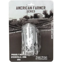 1/64 Bulk Short Stack Hopper Feed Bin with Auger, 3D Printed