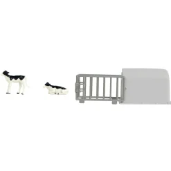 1/32 Calf Hut Set with 2 Calves