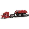 1/64 Case IH Patriot 4350 Sprayer & Semi with Lowboy Trailer