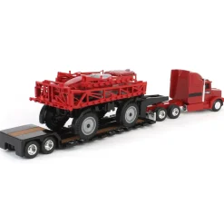 1/64 Case IH Patriot 4350 Sprayer & Semi with Lowboy Trailer