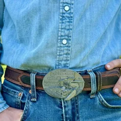 2024 Case IH ProHarvest Pewter Belt Buckle