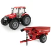 1/16 Case IH Puma 180 Tractor & Red J&M 875 Grain Cart Set, ERTL Big Farm