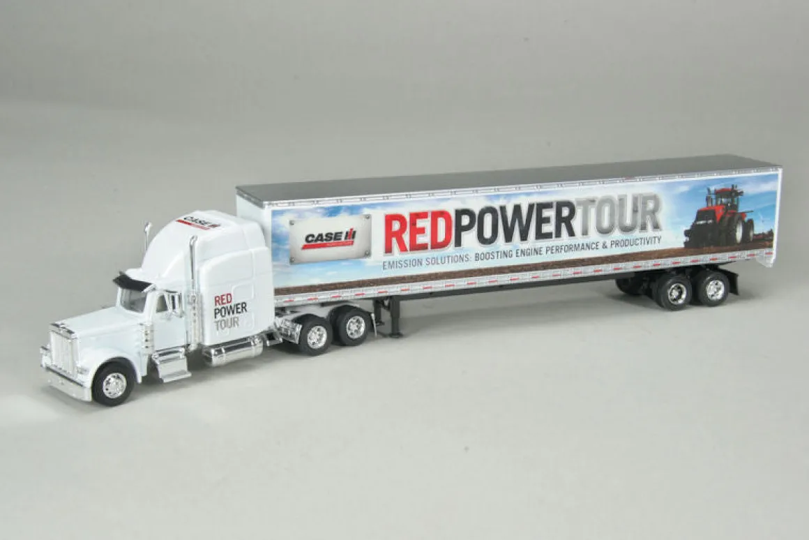 1/64 Case IH RED POWER TOUR Peterbilt 379 Semi