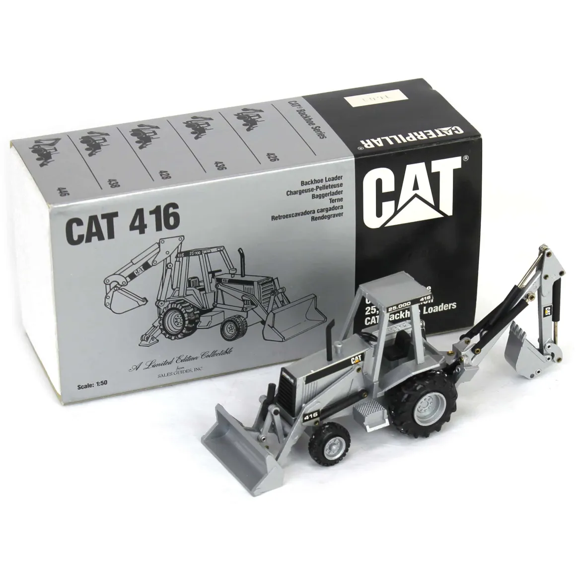 1/50 CAT 416 Backhoe Loader, Limited Edition Collectible