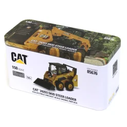1/50 CAT 242D3 Skid Steer Loader w/ Bucket, Fork & Grapple Bucket