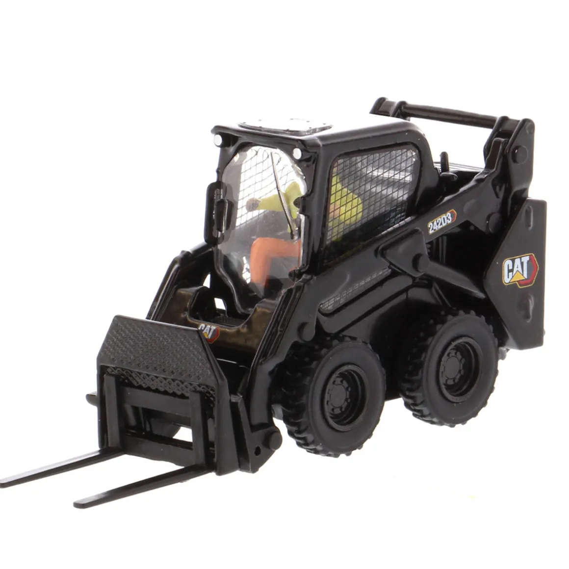 1/50 CAT 242D3 Skid Steer Loader with Special Black Paint