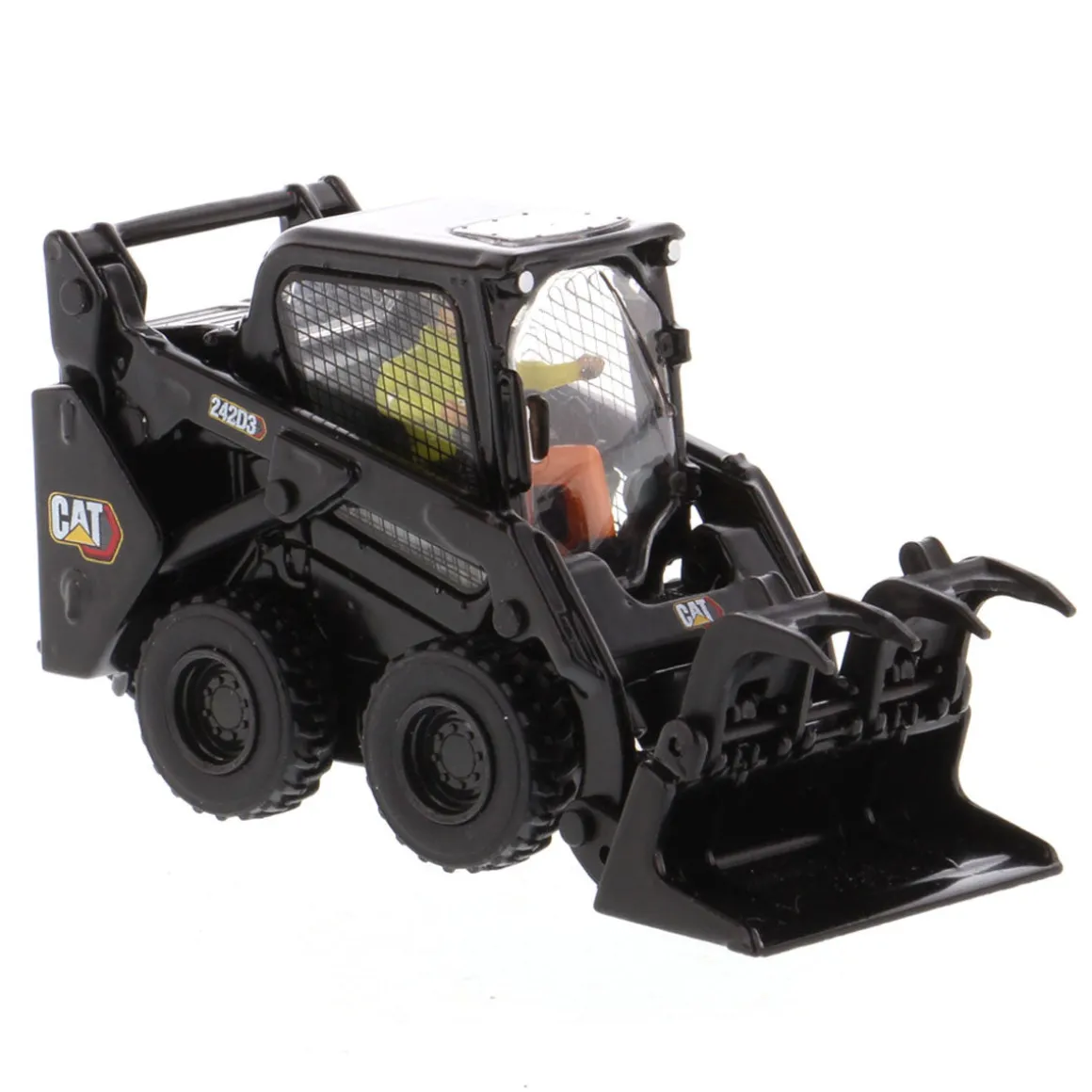 1/50 CAT 242D3 Skid Steer Loader with Special Black Paint