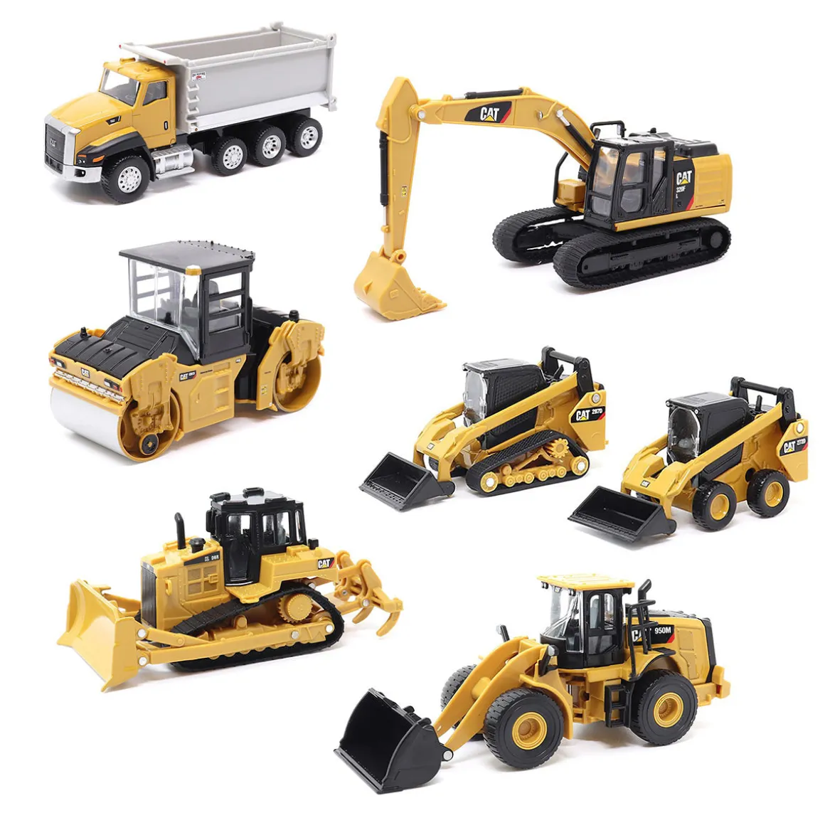 1/64 Caterpillar Construction Set of 6 Die-cast Replicas