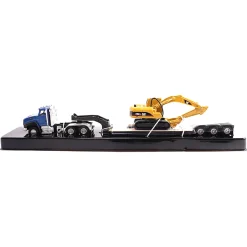 1/87 Caterpillar CT660 Day Cab with Lowboy Trailer & 315C L Hydraulic Excavator