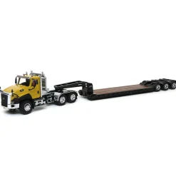 1/50 Caterpillar CT660 Highway Truck with Trial King Lowboy Trailer