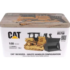 1/50 Caterpillar D8 Dozer Waste Handler Configuration, High Line Series