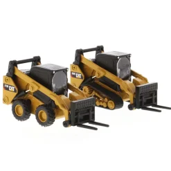 1/64 Caterpillar 272D2 Skid Steer Loader & 297D2 Compact Track Loader