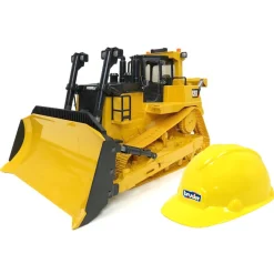 1/16 Caterpillar Large Track Type Bulldozer by Bruder & Hard Hat