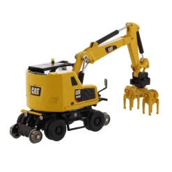 1/87 Caterpillar M323F Railroad Wheeled Excavator
