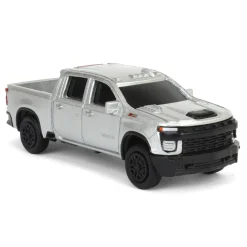 1/64 Chevy Silverado 2500HD Z71 Silver Ice Metallic, Collect N Play by ERTL