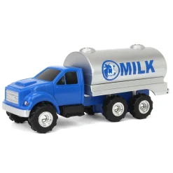 1/64 Collect N Play Blue & Silver Milk Tanker Truck by ERTL
