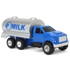 1/64 Collect N Play Blue & Silver Milk Tanker Truck by ERTL