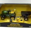 1/16 Collector Edition John Deere X595 Garden Tractor w/ Cart & Mower Deck