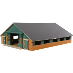 1/32 Deluxe Cattle Barn with Feed Alley