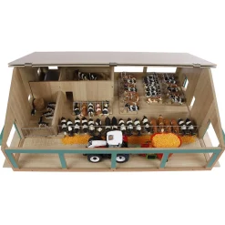 1/32 Deluxe Cattle Shed with Milking Parlour Set