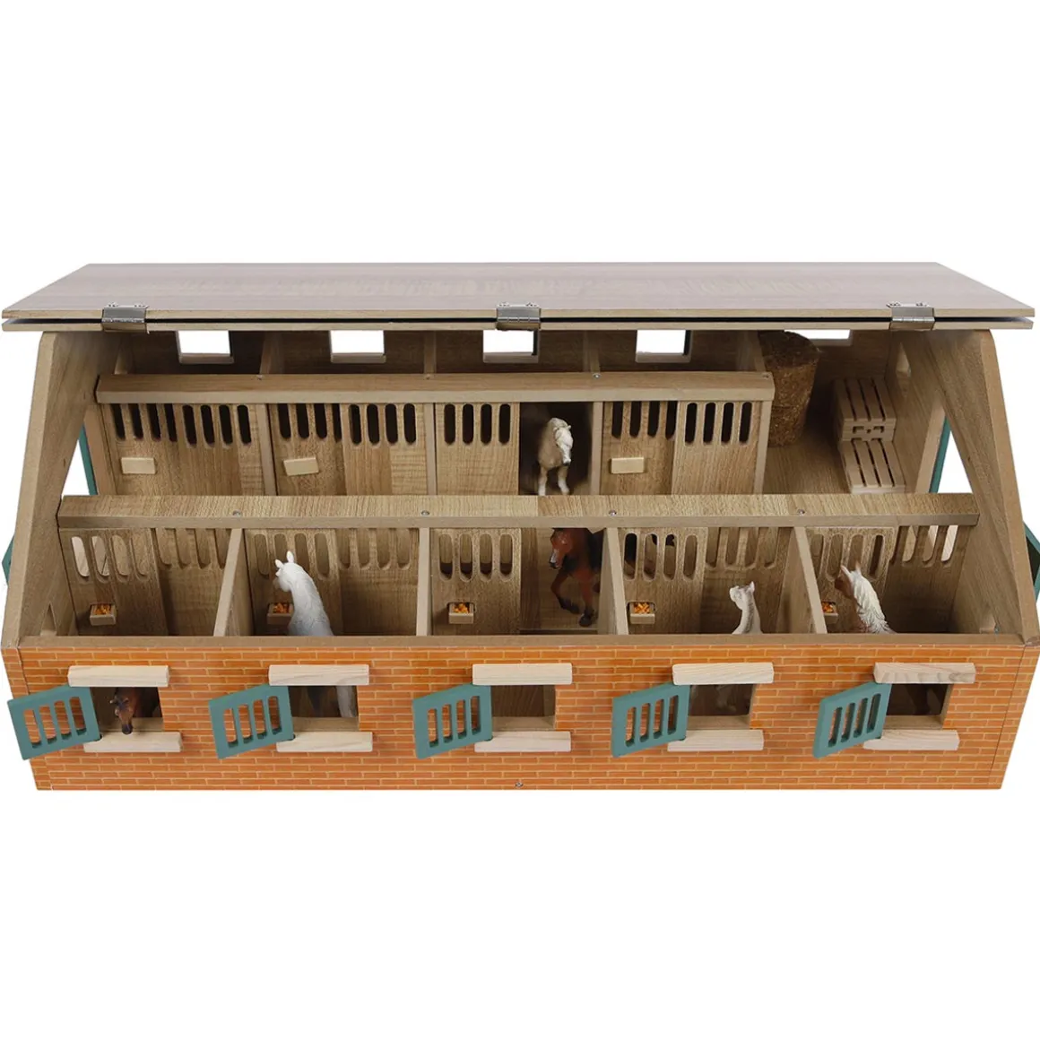 1/32 Deluxe Horse Stable with 9 Stalls