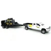 1/64 Dodge Pickup Truck with Trailer & New Holland L170 Skid Steer Loader