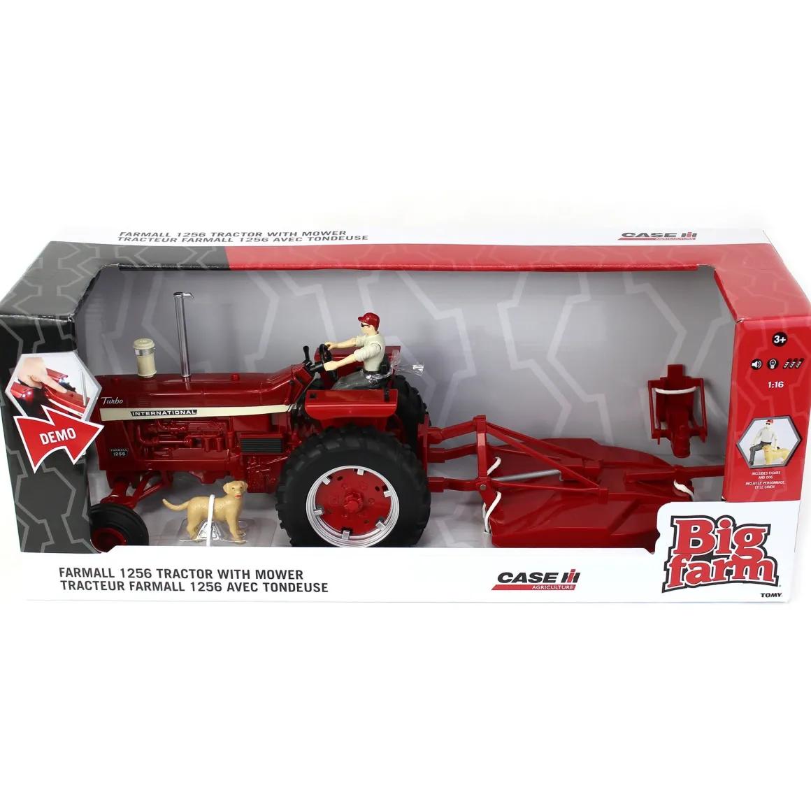 1/16 ERTL Big Farm Farmall 1256 with Mower & Figures