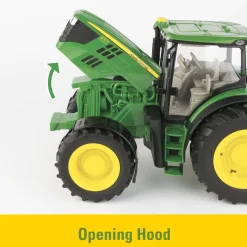 1/16 ERTL Big Farm John Deere 6210R with Loader & "Dirty" 780 Hydra Push Spreader