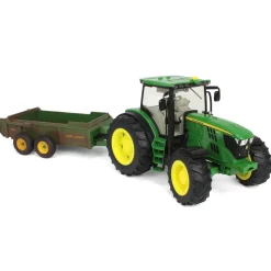 1/16 ERTL Big Farm John Deere 6210R with Loader & "Dirty" 780 Hydra Push Spreader